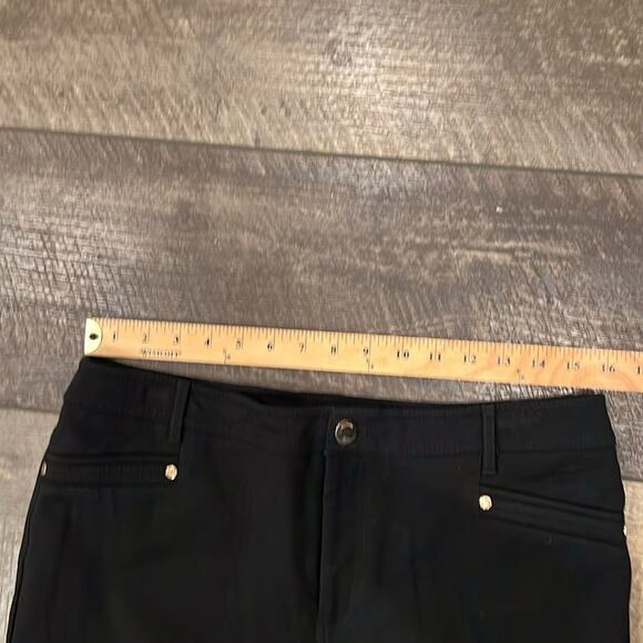 Chico's Women's So Slimming Refined Ponte Ankle Pants Black Size 10 - Picture 4 of 10
